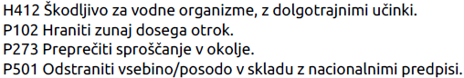 Varnostni list